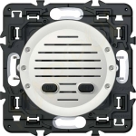 Celiane DZWONEK 230V podświetlany BIAŁY