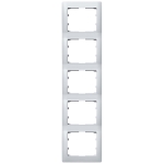 SISTENA Ramka pięciokrotna x5 pionowa Metalic