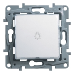 NILOE PRZYCISK Z ETYKIETĄ 6A BIAŁY lub KREMOWY (664515)