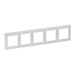 VALENA LIFE Ramka pięciokrotna x5 perłowa pozioma/pionowa (754145)