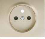 SISTENA Plakietka gniazda 2P+Z przesłony Titan