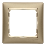 Ramka pojedyncza x1 ZŁOTY MAT/ZŁOTO