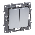 NILOE-SELECTION Łącznik schodowy podwójny ALUMINIUM (762102)