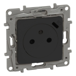 NILOE-SELECTION Gniazdo płaskie + USB TYP C ANTRACYT (762296)