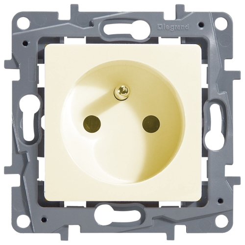 NILOE GNIAZDO 2P+Z 16A KREM