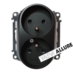 VALENA ALLURE Gniazdo WIELOKROTNE czarne