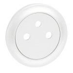 CELIANE PLAKIETKA GNIAZDA PŁASKA 2P+Z BIAŁA 