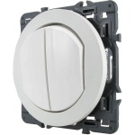 Celiane Włącznik podwójny IP44 BIAŁY