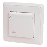 CARIVA GNIAZDO HERMETYCZNE IP44 BIAŁE kpl