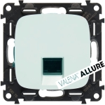 VALENA ALLURE Gniazdo RJ45 kat 5 UTP PERŁOWE