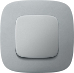 VALENA ALLURE Łącznik jednobiegunowy aluminium kpl