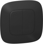 VALENA ALLURE Łącznik świecznikowy czarny kpl