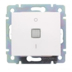 Valena łącznik dwubiegunowy podświetlany biały (774449)