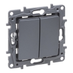 NILOE-SELECTION Przycisk podwójny (dzwonkowy) STALOWY (762308)