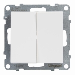 SUNO Łącznik schodowy podwójny BIAŁY (721108)