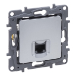 NILOE-SELECTION Gniazdo komputerowe RJ45 kat. 6 STP ALUMINIUM (762175)