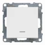 SUNO Łącznik schodowy podświetlany BIAŁY (721116)