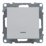 SUNO Łącznik 1X podświetlany ALUMINIUM (721311)