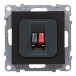 SUNO Gniazdo głośnikowe CZARNE (721492)