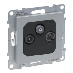 SUNO Gniazdo TV-R-SAT końcowe 1,5dB ALU (721367)