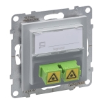 SUNO Gniazdo światłowodowe SC/APC ALUMINIUM (721347)