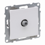 SUNO Gniazdo TV-F końcowe 1,5 dB BIAŁE (721163)