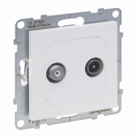 SUNO Gniazdo TV-SAT 2-PRZEWODY BIAŁE (721171)