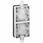 PLEXO66 PUSZKA NATYNKOWA PODWÓJNA IP66 pionowa (090492)