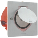 GNIAZDO PODŁOGOWE Z POKRYWĄ IP44 KWADRATOWE Z PUSZKĄ 080188