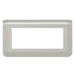 MOSAIC Ramka podwójna pozioma 5 modułów ALUMINIUM (079315)