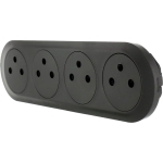 CELIANE PLAKIETKA PŁASKA DO GNIAZD 4X2P+Z GRAFIT