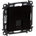 VALENA LIFE Gniazdo 1 x RJ 45 kat. 5e UTP  CZARNE (756340)