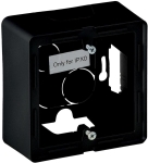 VALENA LIFE Puszka natynkowa pojedyncza CZARNA (754066)