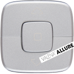 VALENA ALLURE Klawisz roletowy aluminium (755147)