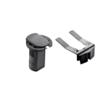 Przepust biurkowy USB czarny (054073)