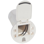 Przepust biurkowy USB biały (054072)