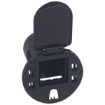 Przepust biurkowy czarny (054071)