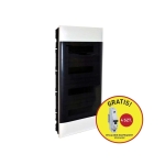 ROZDZIELNICA WNĘKOWA PRACTIBOX S 4X18 Z DRZWIAMI PRZEZROCZYSTYMI (137379P)