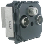 CELIANE GNIAZDO TV-RD-SAT 2 PRZEWODOWE 067389