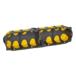 Puszka poczwórna do karton-gipsu 50 mm z membraną IP40