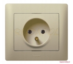 SISTENA GNIAZDO 2P+Z TITAN z ramką TITAN 