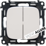 VALENA ALLURE Łącznik świecznikowy biały