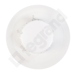 CELIANE Plakietka łącznika wentylacji obrotowego 3 położeniowego, biała (068062)