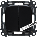 VALENA ALLURE Łącznik świecznikowy czarny