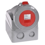 gniazdo siłowe stałe 32A 400V 3P+Z+N IP67