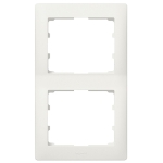 SISTENA Ramka podwójna x2 pionowa Pearl