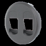 CELIANE PLAKIETKA GNIAZDA GŁOŚNIKOWEGO PODWÓJNA GRAFIT